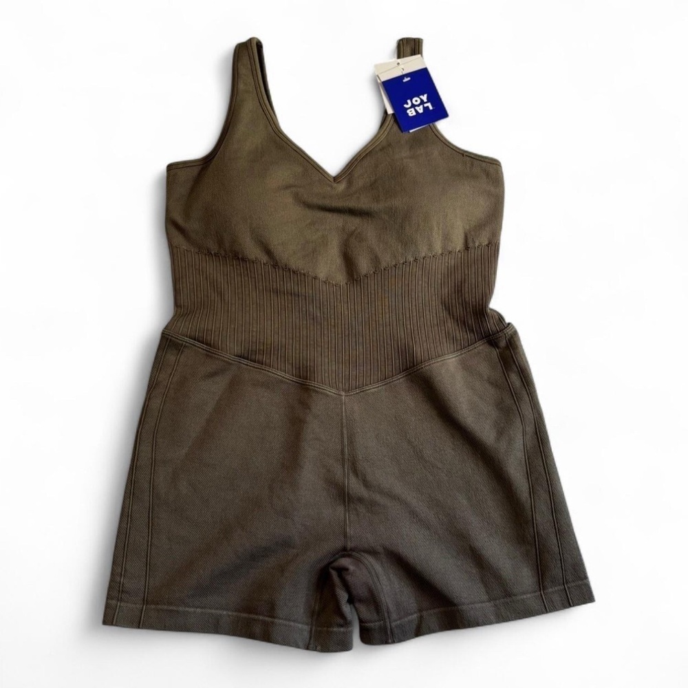 Joy Lab NWT Women's XXL Standard Fit Body Suit Gray Green